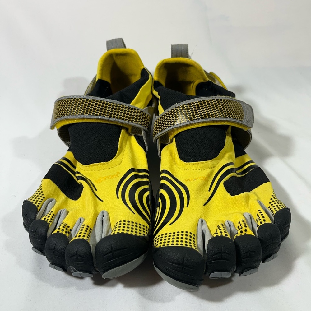 VIBRAM FIVE FINGER KMD SPORT SHOES MENS 14-15 EU 50 YELLOW BLACK & GRAY NEW